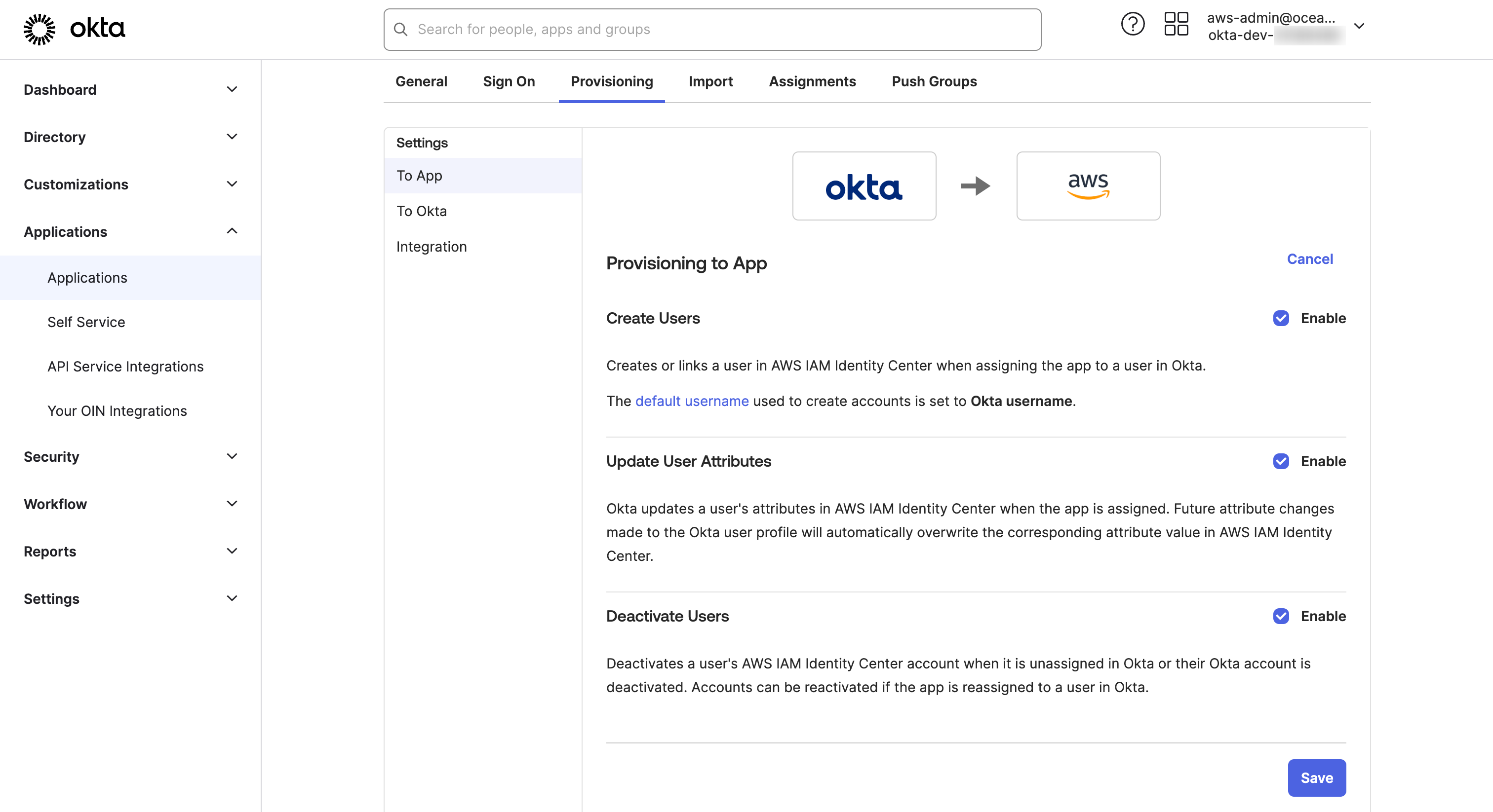 Okta-Provisioning-To-App